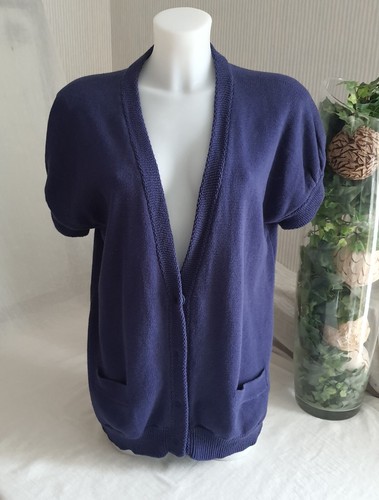 Gilet femme bleu - , manche