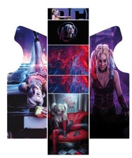 Stickers Borne Arcade (Mame ou Euro ou Personnalisé) - Harley Quinn