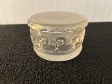 Boite à poudre cygne en