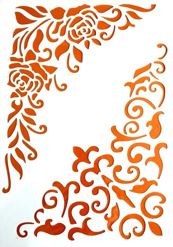 Pochoir plastique 18cm - 26*18cm,