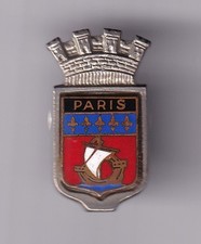 RARE PINS PIN'S .. TOURISME BLASON ARM BATEAU VOILIER VILLE DE PARIS 75 3D ~GC