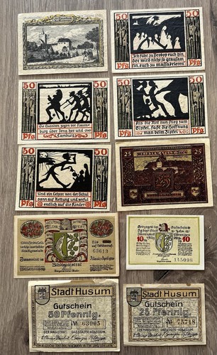 Lot billets allemand - lot,