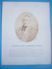 PORTRAIT PHOTOGRAPHIQUE 1880 FRANÇOIS NICOLAS MAD. MORLOT ARCHEVÊQUE DE PARIS