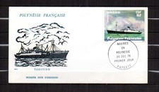 POLYNESIE FRANCAISE Enveloppe 1er Jour "Navires en Polynésie" 1978
