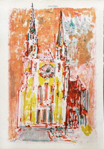 Bernard lorjou cathedrale - -,