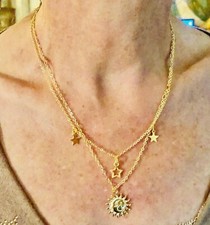 Collier double rangs, lune
