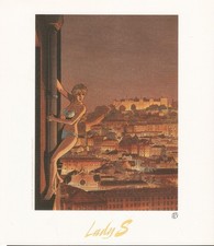 Philippe AYMOND ex libris-format 21 x24cm : LADY S-Salade Portugaise. ed.Dargaud