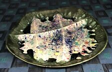 Rare Lot De 6 Assiettes Vintage Compartimentées Grès Émaillé Signé Morvan