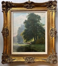 Landscape Scenariy Trees Nature Sky Forest Signed Pierre Jacques Dierckx