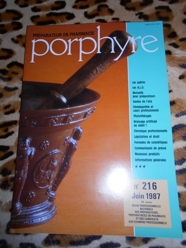 Revue porphyre préparateur - revue, porphyre,