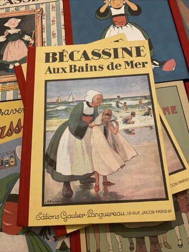 Ancien livre becassine aux - bd,