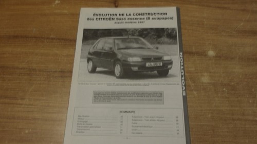Revue technique évolution - évolution, des