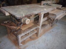 Scie  professionnelle ancienne sur etabli