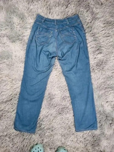 Jeans y2k large vintage brodé