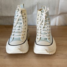 converse bicolore bleu et creme  p 40