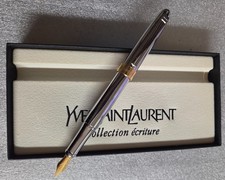Authentique Stylo plume Yves saint-Laurent NEUF - Argent et or