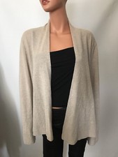 Eileen Fisher 100% Wool Italian Yarn, Sweater Cardigan, Size L