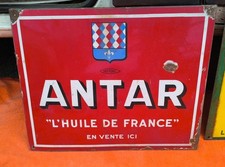 * plaque émaillée antar 
