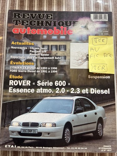 Revue technique rover 620 - revue,