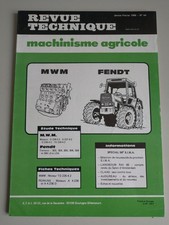 REVUE TECHNIQUE TRACTEUR FENDT