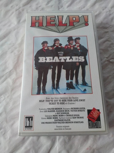 Vhs the beatles help - beatles,