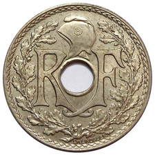 25 Centimes LINDAUER MAILLECHORT .1940.