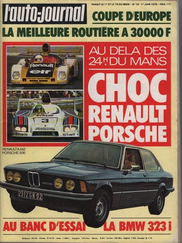 Auto journal 1978 - l'auto, 10