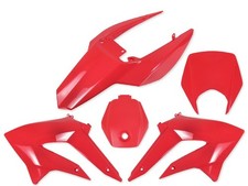 Kit 5 carénages rouge Derbi