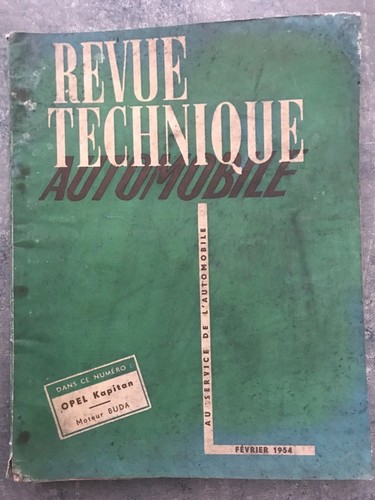 Revue technique rta opel - revue,