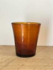 Ancien Verre / Gobelet de procession - Normand - XIXe - Collection - Orange