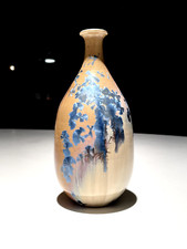 ANCIEN ET  PETIT VASE EN CERAMIQUE IRISEE