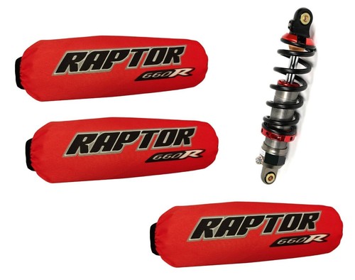 Black red atv shock - red,