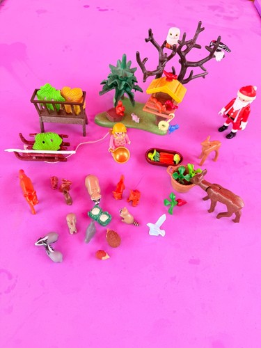 Lot playmobil noël - playmobil, forêt