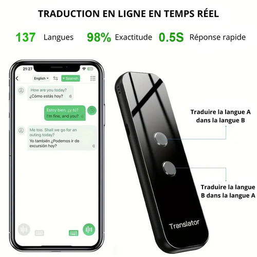 Traducteur vocal instantané - vocal,