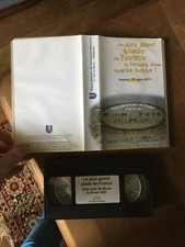CASSETTE VIDEO VHS FOOTBALL  grand stade de france saint jean de monts 2001