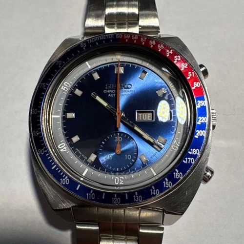 Seiko 6139 6002 lunette pepsi - 6139-6002,