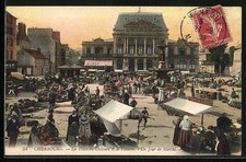 CPA Cherbourg, La Place du