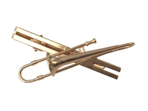 Pince cravate trombone - cravate,