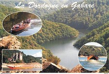 19 - Corrèze - La Dordogne en Gabare - Multivues - Bateaux - Carte Neuve - CPM -