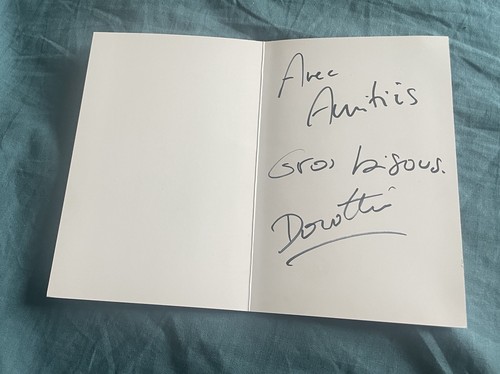 Carte dedicace autograph - dedicace,