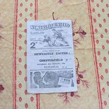 Newcastle v Chesterfield Football Lge Nord 1945/6