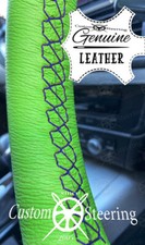 Housse De Volant En Cuir Vert