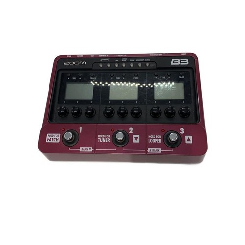 Zoom effects pedal - effects, b3