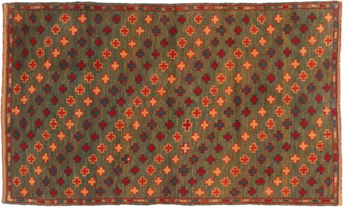 Tapis gabbeh 110x180 fait - gabbeh, main