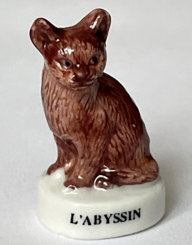 Fève chat abyssin - fève, ❤️
