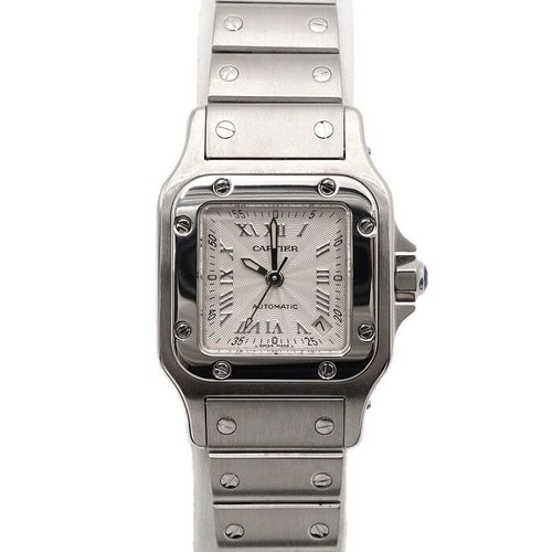 Cartier santos galbee small - small, 3d