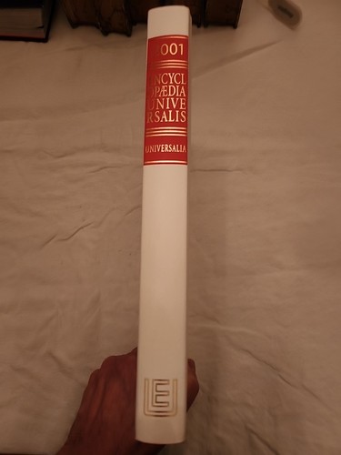 Encyclopedia universalis 2001 - encyclopedia,
