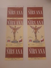 lot de 2 places de concert nirvana ticket billet Kurt Cobain Paris 