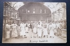 Carte Photo. 1907. Buanderie