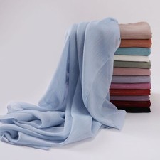 Crinkle long scarf women hijab - long,